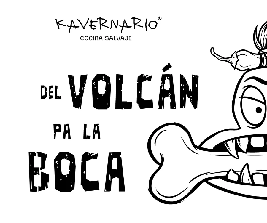 Caja Kavernario: Del volcán pa' la boca
